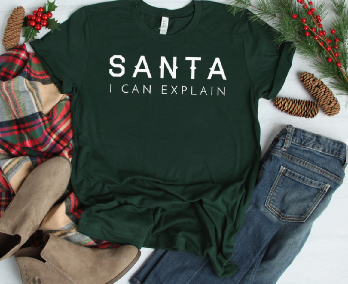 Santa I Can Explain Christmas Tee