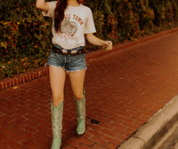 Small Town Christmas Western Graphic Tee