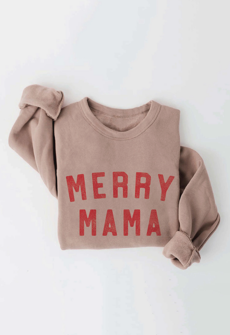 MERRY MAMA Graphic Sweatshirt