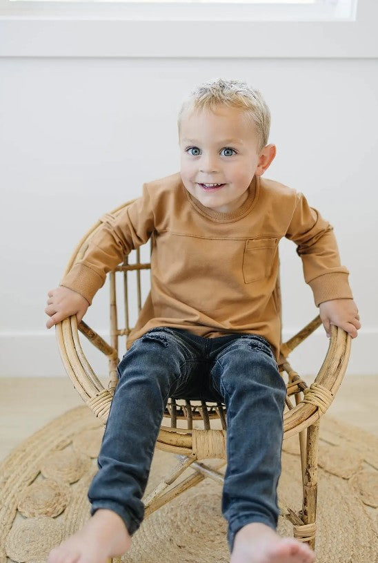 Onyx Long Sleeve- Brown
