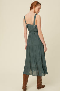 Emerald Midi Dress
