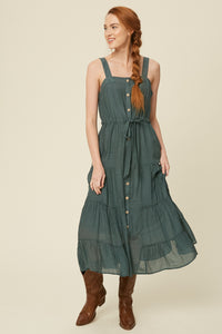 Emerald Midi Dress