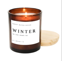 Winter Amber Candle