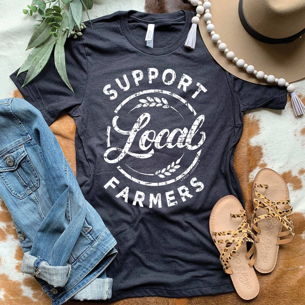 SUPPORT LOCAL FARMERS - Graphic Tee