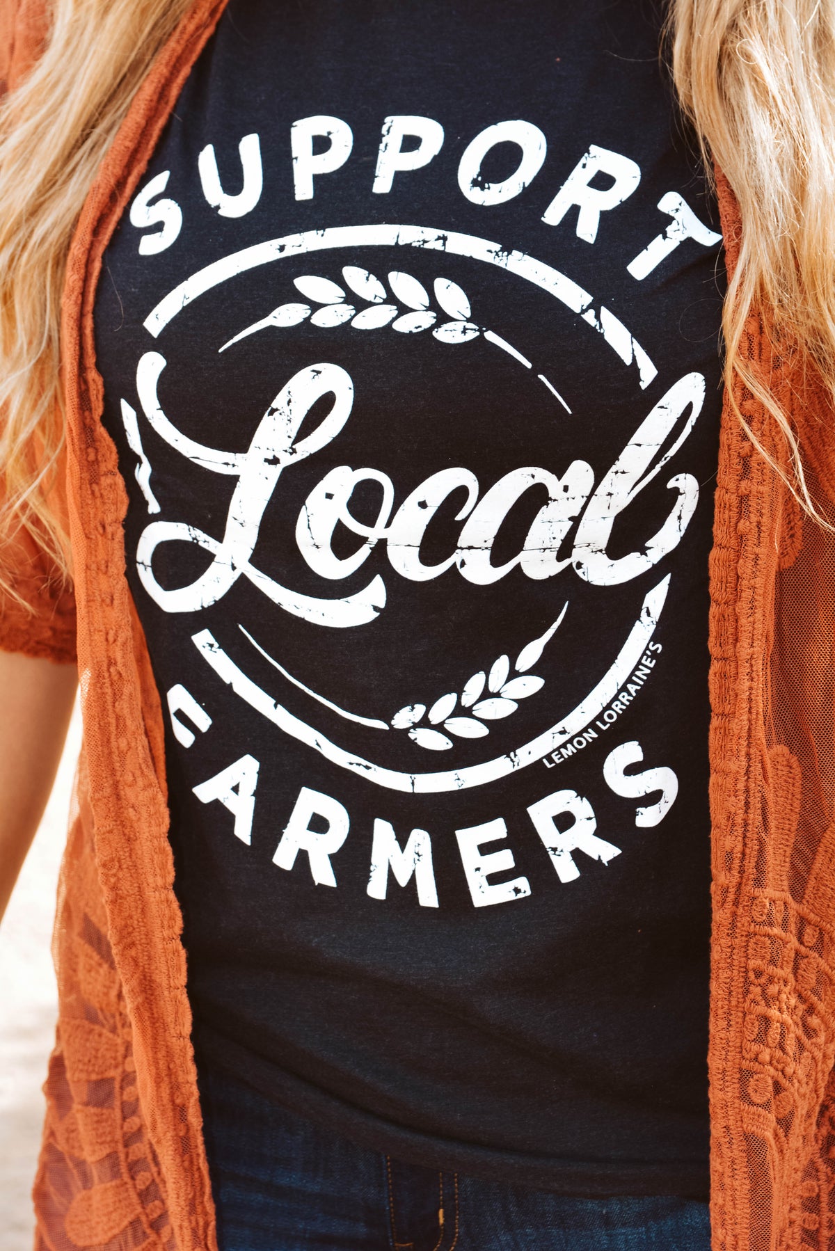 SUPPORT LOCAL FARMERS - Graphic Tee