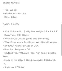 Sweater Weather Amber Candle