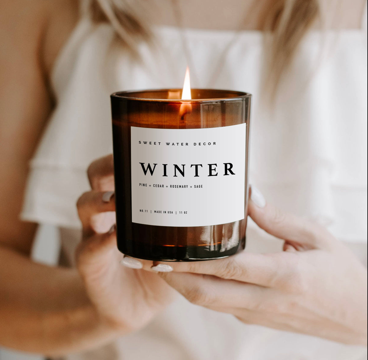 Winter Amber Candle