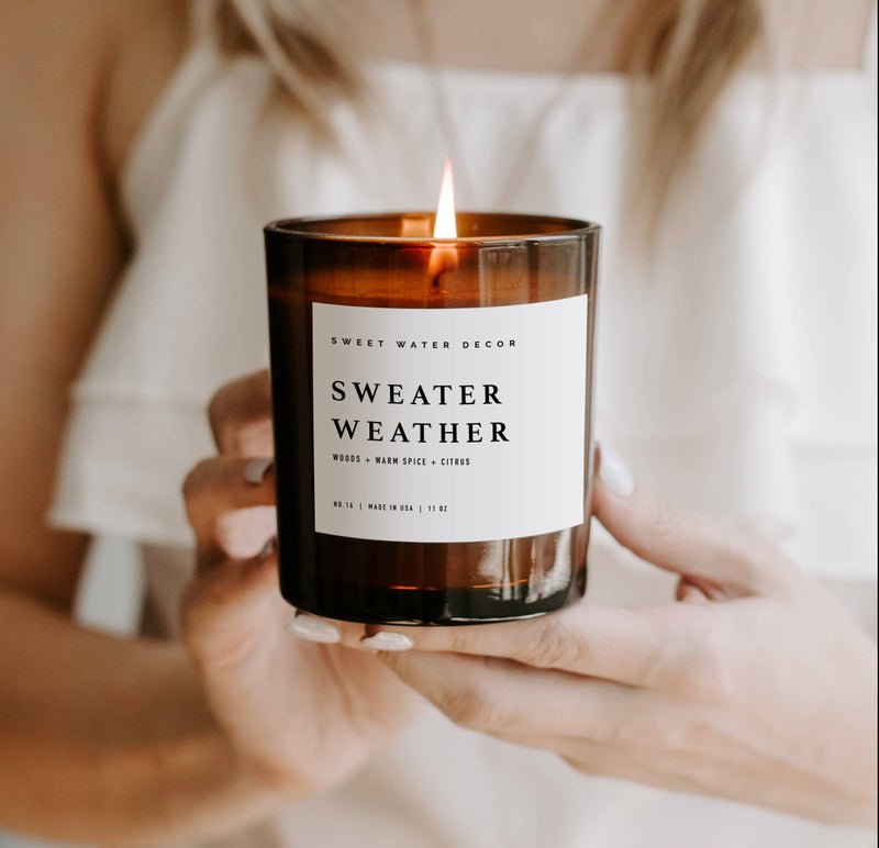 Sweater Weather Amber Candle