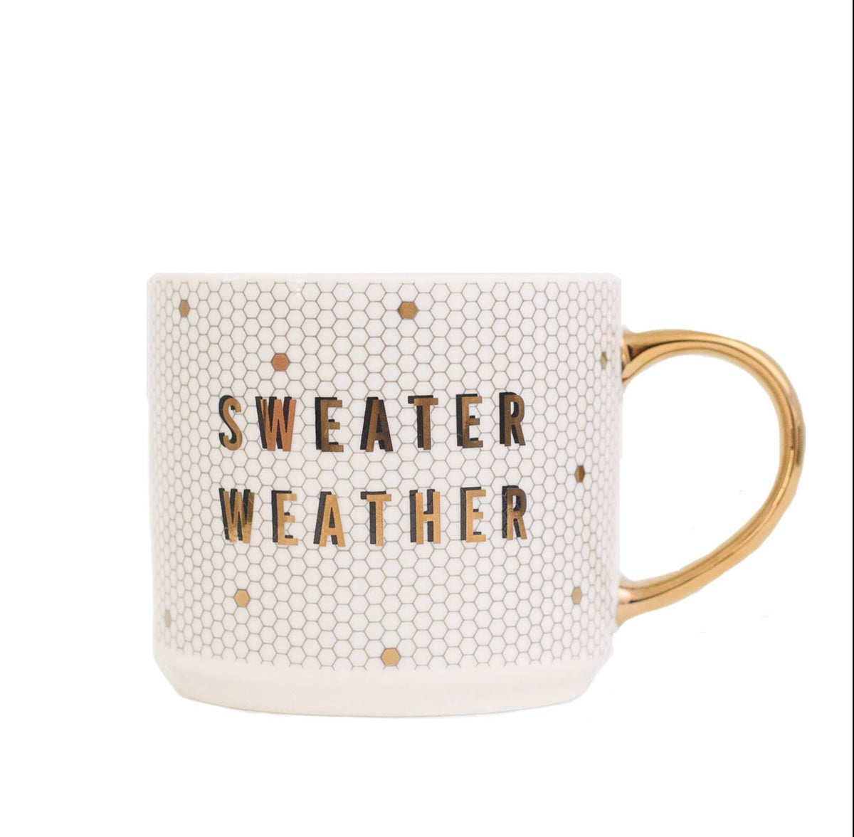 Sweater Weather Tile Mug