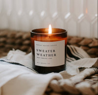 Sweater Weather Amber Candle
