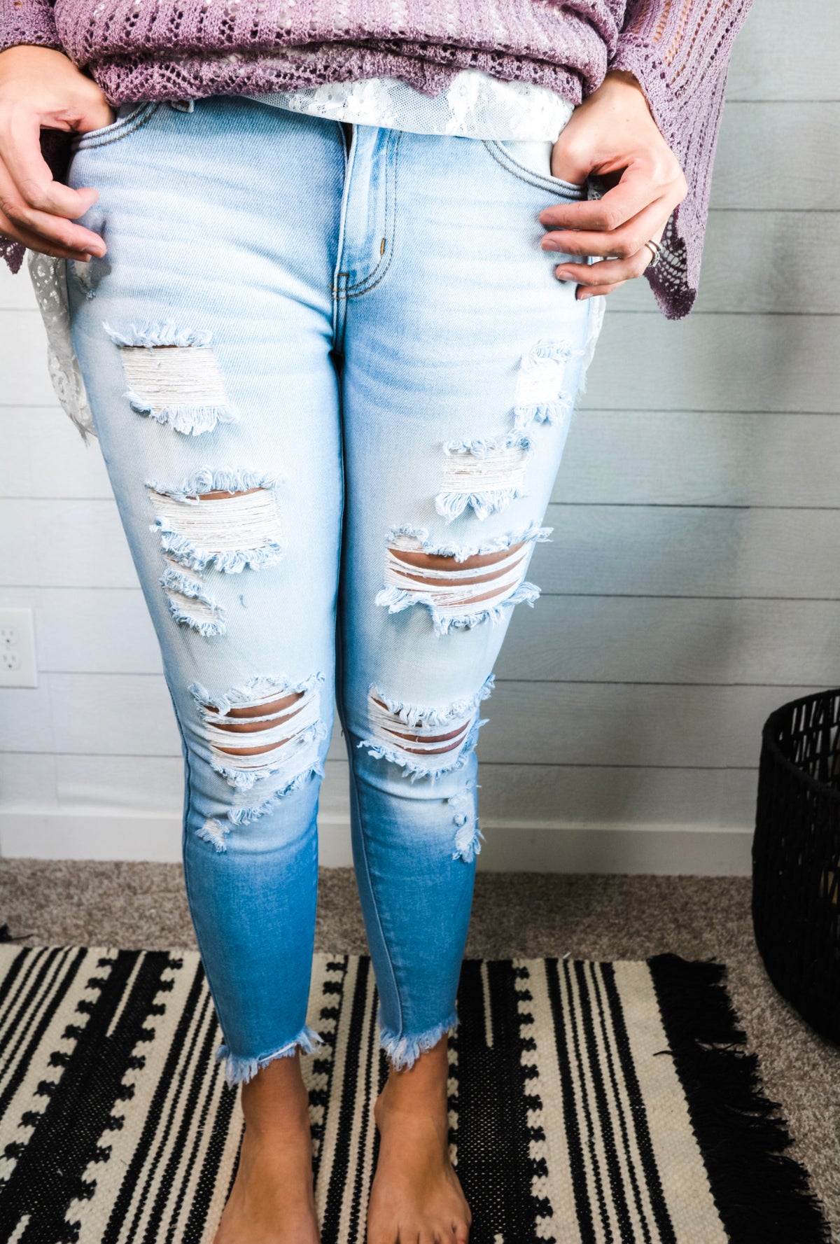 KanCan Light Wash Skinnies