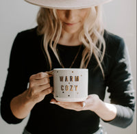 Warm + Cozy Tile Mugs